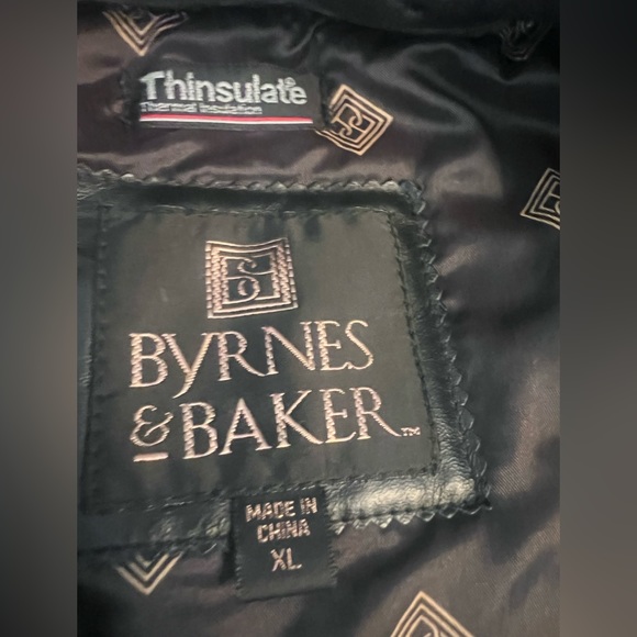 Byrnes as Baker Leather Jacket, nice and warm (thinsulate) - Picture 6 of 7